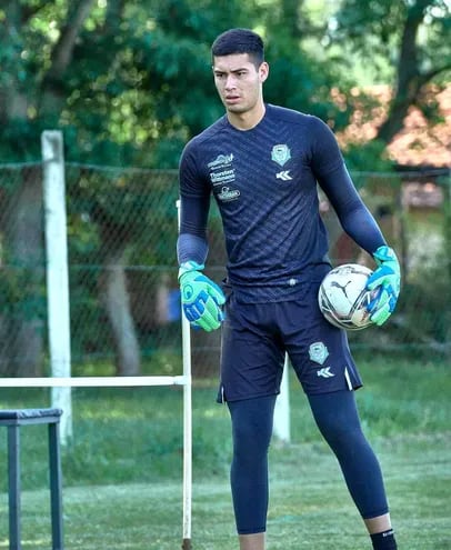 Aldo Sebastián Pérez Ramos (22 años), arquero de Guaireña FC.