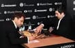 Aronian vs. Kramnik, Torneo de Candidatos, Berlín 2018 (Foto Vladimir Barsky ruchess.ru).