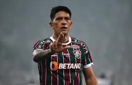 El argentino German Cano (35 años) marcó un doblete para Fluminense en el duelo de ida.