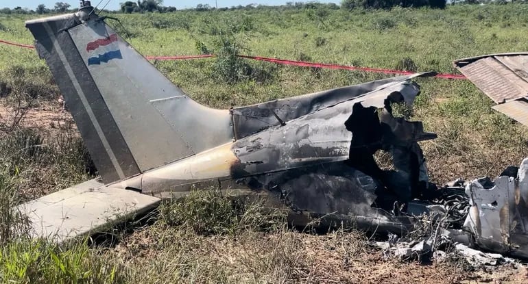 Accidente aereo en Loma Plata