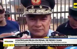 Controlan pelea en penal de Pedro Juan Caballero