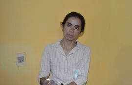 Laura Villalba Ayala, detenida.