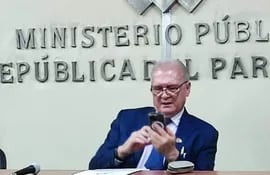 Emiliano Rolón apoyó el trabajo de los cuestionados fiscales.