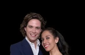 Dani Willigs y Dai Acosta en "El diario de Adán y Eva".