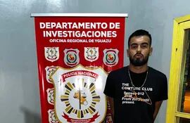 Rubén Darío Saucedo Salinas quedó detenido al estar en posesión del vehículo que habría sido utilizado para el rescate de los bandidos.