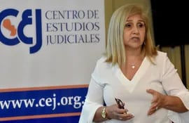 María Victoria Rivas, del Centro de Estudios Judciales del Paraguay
