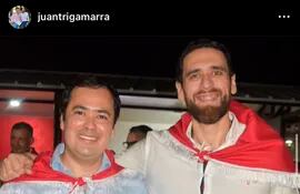 El diputado cartista Rodrigo Gamarra y su primo Juan Luis Alberto Gamarra, miembro de Erssan.