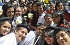 Un 80 % de estudiantes paraguayos tiene apertura a diversidad, dice Unesco. (archivo)