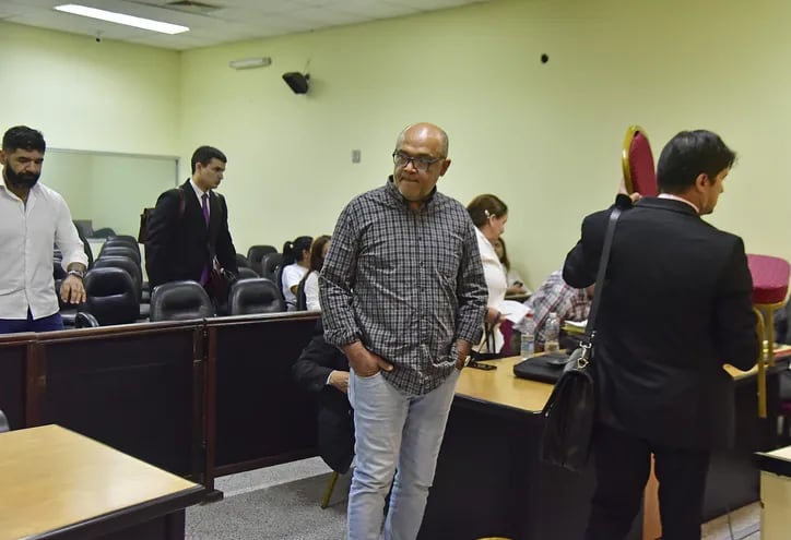 Óscar Venancio Núñez, alias "Ñoño", uno de los acusados por el presunto desvío de G. 55.000 millones de la Gobernación de Presidente Hayes.