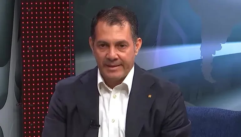 El ministro de Agricultura y Ganadería, Carlos Giménez, en los estudios de ABC TV.