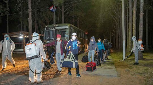 El Comando de Artillería de Paraguarí es uno de los albergues habilitados para que recién llegados cumplan la cuarentena.