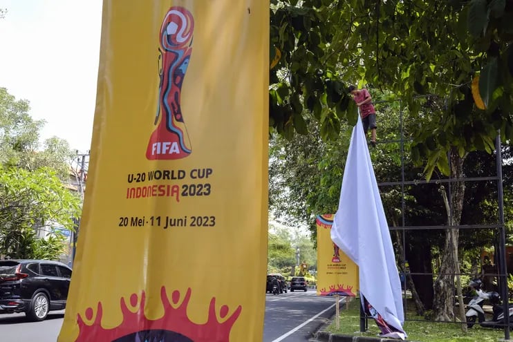 Indonesia ya adornó sus calles con banderas y logos referentes al Mundial FIFA Sub 20.