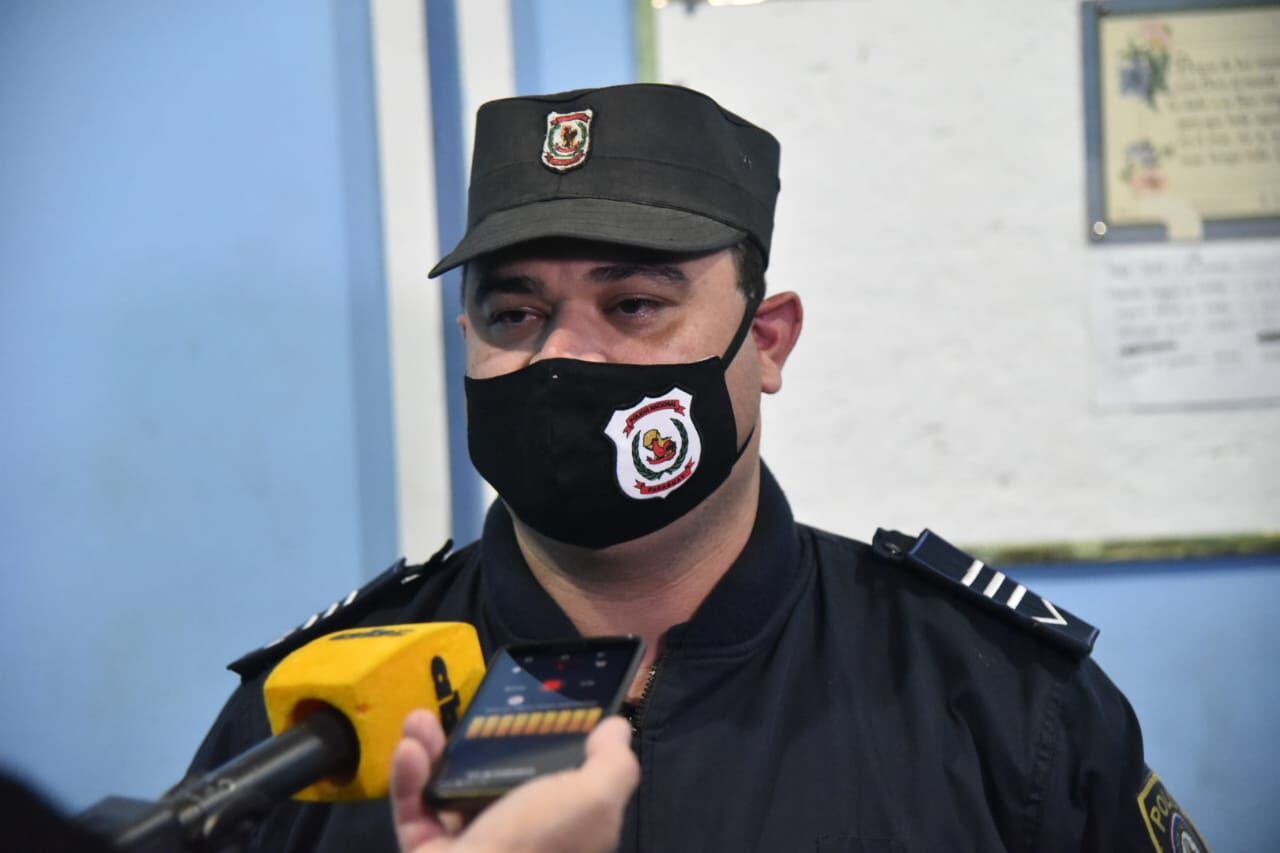 Suboficial Diego Mendoza, de la comisaría 15a. Barcequillo, San Lorenzo.