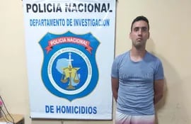 Vicesargento primero Diego Zaracho Núñez, detenido.