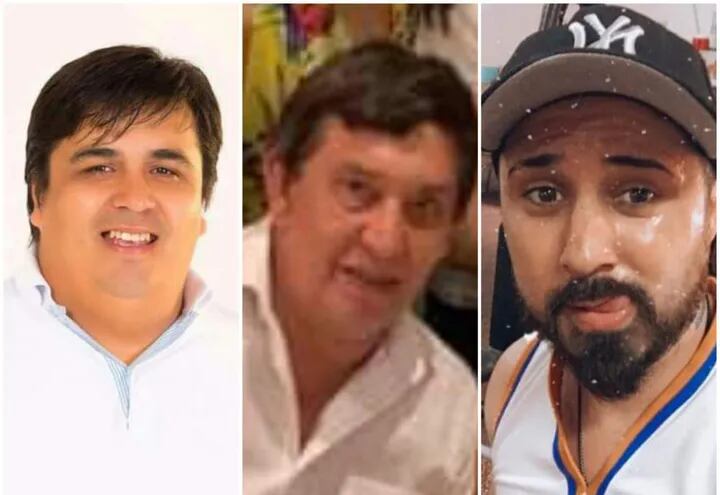Los concejales Adolfo Acosta (ANR) y Vicente Guato (ANR) y Diego Miguel Medina Otazú, supuesto secretario de "Cucho".