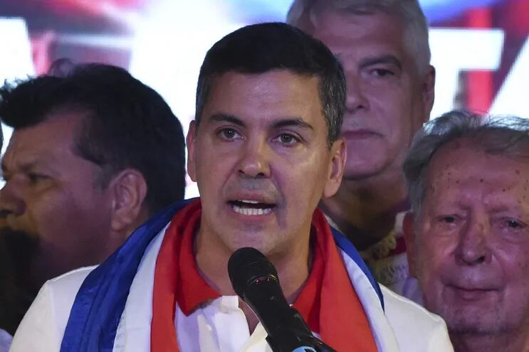 Santiago Peña, presidente electo del Paraguay tras las elecciones.