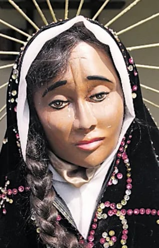 Imagen de la Virgen de los Dolores de Tañarandy.