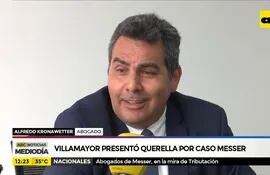 Villamayor presentó querella por caso Messer