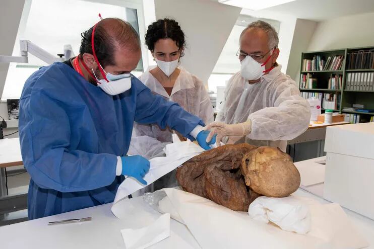 Suiza devolvió el lunes a Bolivia tres momias precolombinas de varios cientos de años de antigüedad, en pleno movimiento a favor de la devolución de restos humanos, obras u objetos a su país de origen por parte de los museos occidentales.