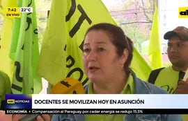 Docentes se movilizan hoy en Asunción