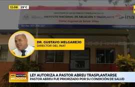 Ley autoriza a Pastor Abreu trasplantarse