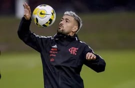 Giorgian Daniel de Arrascaeta Benedetti (28 años), mediocampista ofensivo uruguayo del Flamengo, que esta noche enfrenta a Corinthians, por Copa Libertadores.
