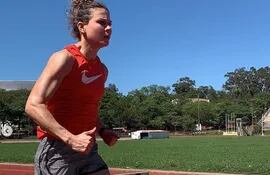 La recordwoman Xenia Hiebert (23 años) se destacó en la prueba de velocidad  de los 100 metros llanos en el festival de atletismo.