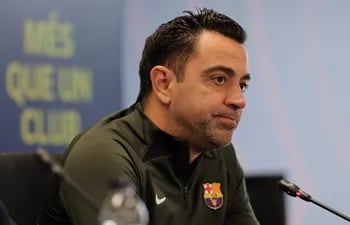 El español Xavi, entrenador del Barcelona.