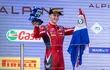 Joshua Duerksen, llevó una vez más la bandera paraguaya a un podio, ésta vez en España donde fue el mejor "rookie" en la carrera dos disputada éste domingo.