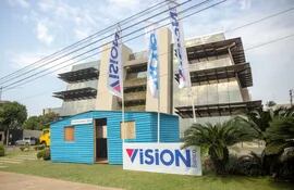 Casa matriz de Visión, el banco oficial de la 14ª colecta nacional de Techo Paraguay que se realiza nuevamente hoy.
