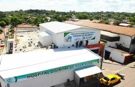 Vista aérea del Hospital de Villa Elisa.
