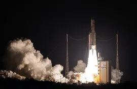 Fotografía de archivo: el cohete Ariane 5.