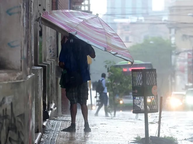 Asunción y casi todos los departamentos de la región se verán afectados por las tormentas.