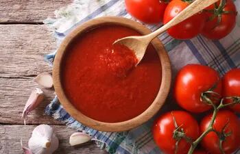 Salsa de tomate.