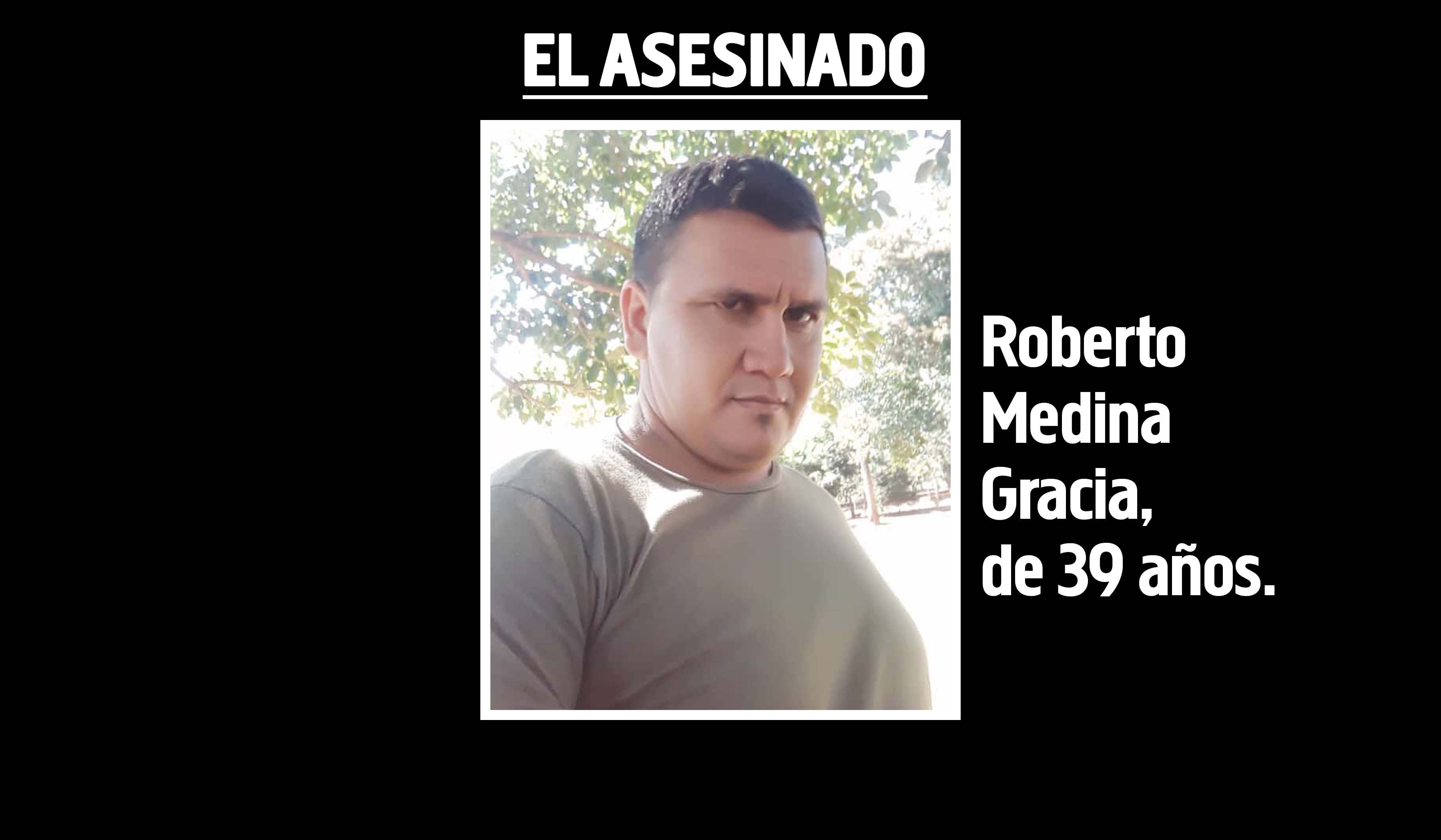 Roberto Medina Gracia, asesinado.