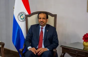Saeed Hamad M.J. Al-Marri, ministro plenipotenciario y encargado de negocios de Qatar en Paraguay.
