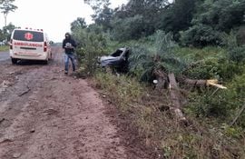 Accidente fatal en ruta San Estanislao-Unión.
