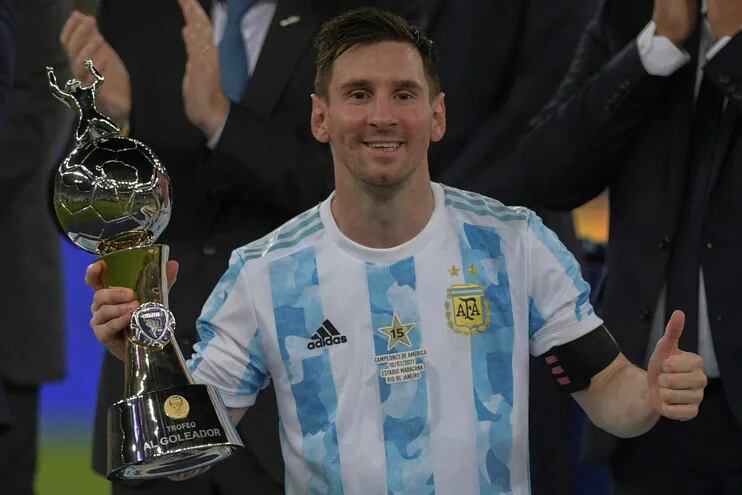 Messi (Argentina) se adjudicó el Balón de Oro (mejor jugador) y el Botín de Oro (goleador)