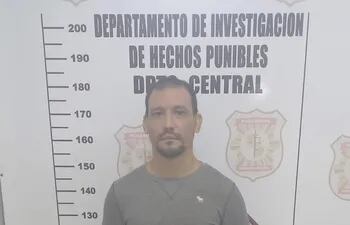 Cristhian Bernardo Florentín Martínez, peligroso asaltante ligado.