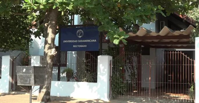 Este es el rectorado de la Universidad Sudamericana, institución donde se recibió Hernán Rivas.