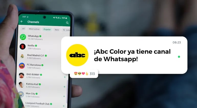 Imagen de referencia. Ahora podés seguir a ABC Color en su canal de WhatsApp.