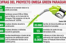 CIFRAS DEL PROYECTO OMEGA GREEN PARAGUAY