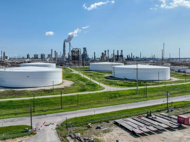 Refinería de petróleo en Houston, Texas. (AFP, archivo)