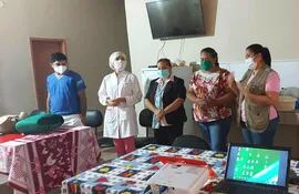 Personal de Salud del Hospital Mariscal Estigarribia en un reciente taller de capacitación.
