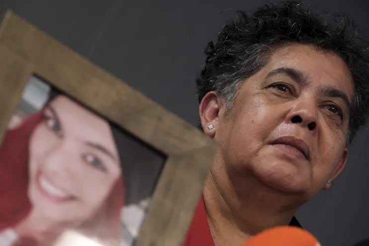 Míriam Rodríguez, la madre de la joven paraguaya Romina Celeste Núñez asesinada en España.