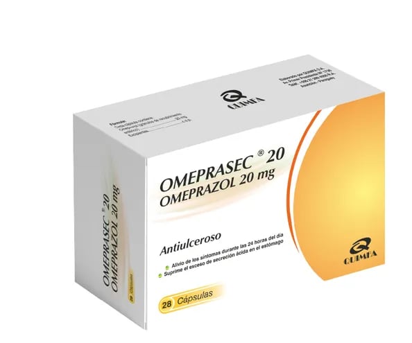 Omeprasec 20 es un producto farmacéutico eficaz, producido por Laboratorio Quimfa.