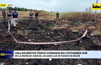 Video: Hallan restos óseos humanos en Costanera Sur