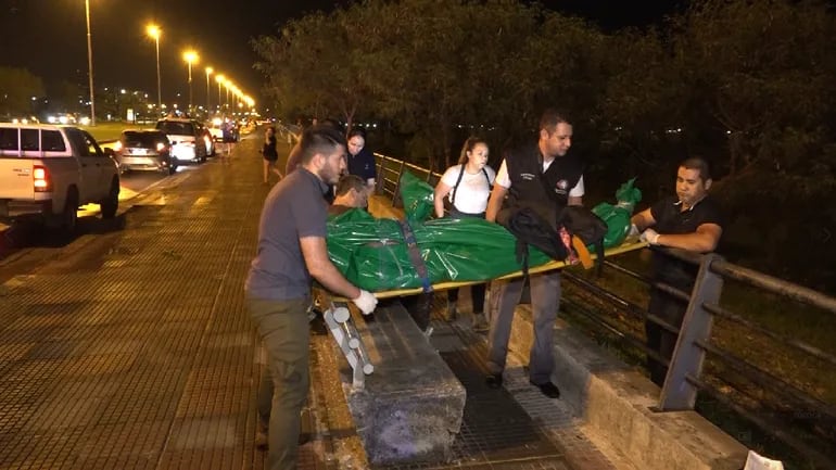Encuentran un cadáver en Costanera de Asunción