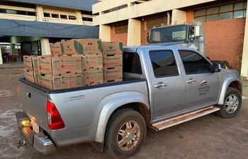 Incautación de 560 kg. de tomate brasileño ingresadas presumiblemente de contrabando