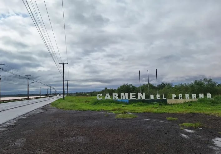 Lluvias en Carmen del Paraná.